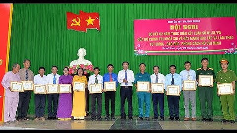 Khen thưởng 14 tập thể, 23 cá nhân tiêu biểu trong học tập và làm theo gương Bác