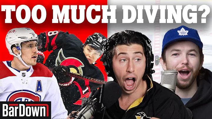 IS THERE TOO MUCH DIVING IN THE NHL? | BARDOWN POD...