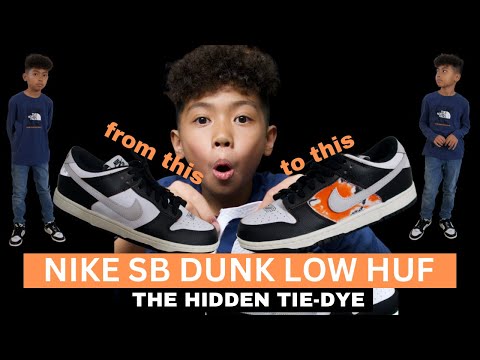 We cut the NIKE SB DUNK LOW HUF SF | HIDDEN TIE-DYE | Adrian Tadeo 2012