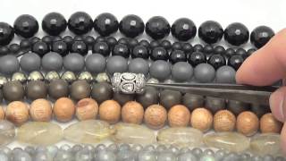 17X11mm Oxidized Sterling Silver Bead,2.01Cts of Pave Champagne Diamonds - PKS1084