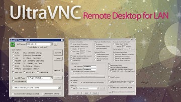 Ultra VNC setting Remote Desktop for LAN