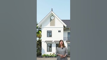 MÃN NHÃN | Biệt Thự 2 Tầng Mái Thái Chỉ 1,4 Tỷ Đồng Xây Biệt Thự Trọn Gói 2023 #bietthu2tang #shorts