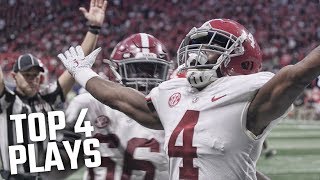 Highlights: Alabama's top 4 plays against Georgia in SEC Championship