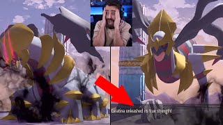 Poketubers React to Giratina Transformation in Pokemon Legends Arceus