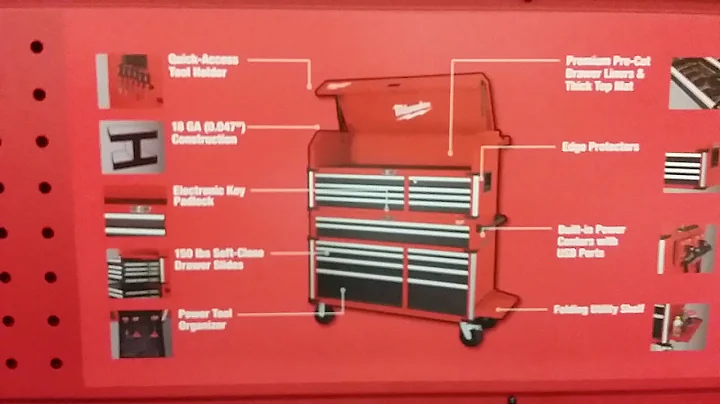 Milwaukee's new 56 inch tool chest