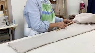 丈詰めタタキの印付け