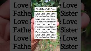 Find The Odd One Visual Logic Challenge Ep.2702