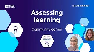 Community corner – your ideas for assessing learning