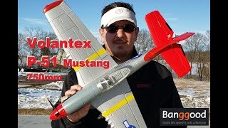 Volantex RC - P-51 Mustang - Red Tail 750mm - Sunny Calmer Flight 
