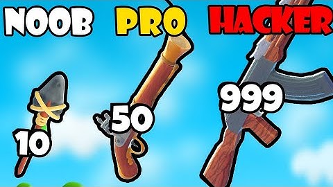 NOOB vs PRO vs HACKER - Weapon Evolution Part 1