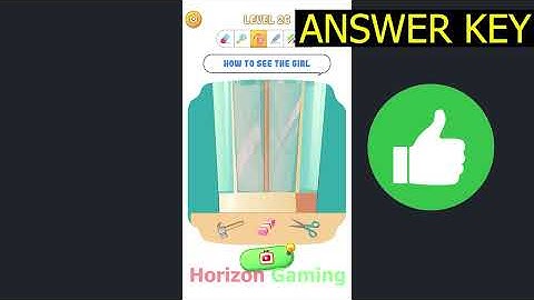 Tricky Quiz: Dop Brain Puzzle LEVEL 26 How to see the girl - Gameplay Walkthrough Android IOS