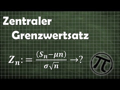 Zentraler Grenzwertsatz (ZGWS) - Erklärung + Aussage