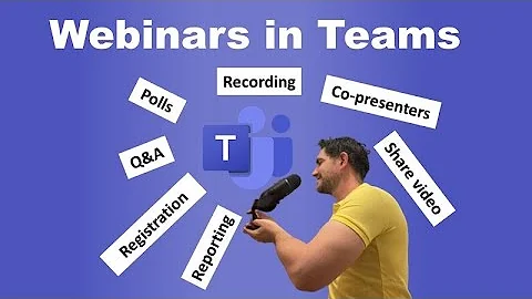 Webinars in Teams: Q&A, polls, registration & external access