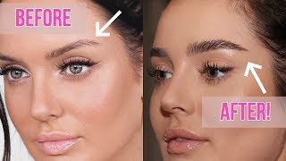 How I Grew Out My Eyebrows + NEW Fluffy Brow Routine! \\ Chloe Morello