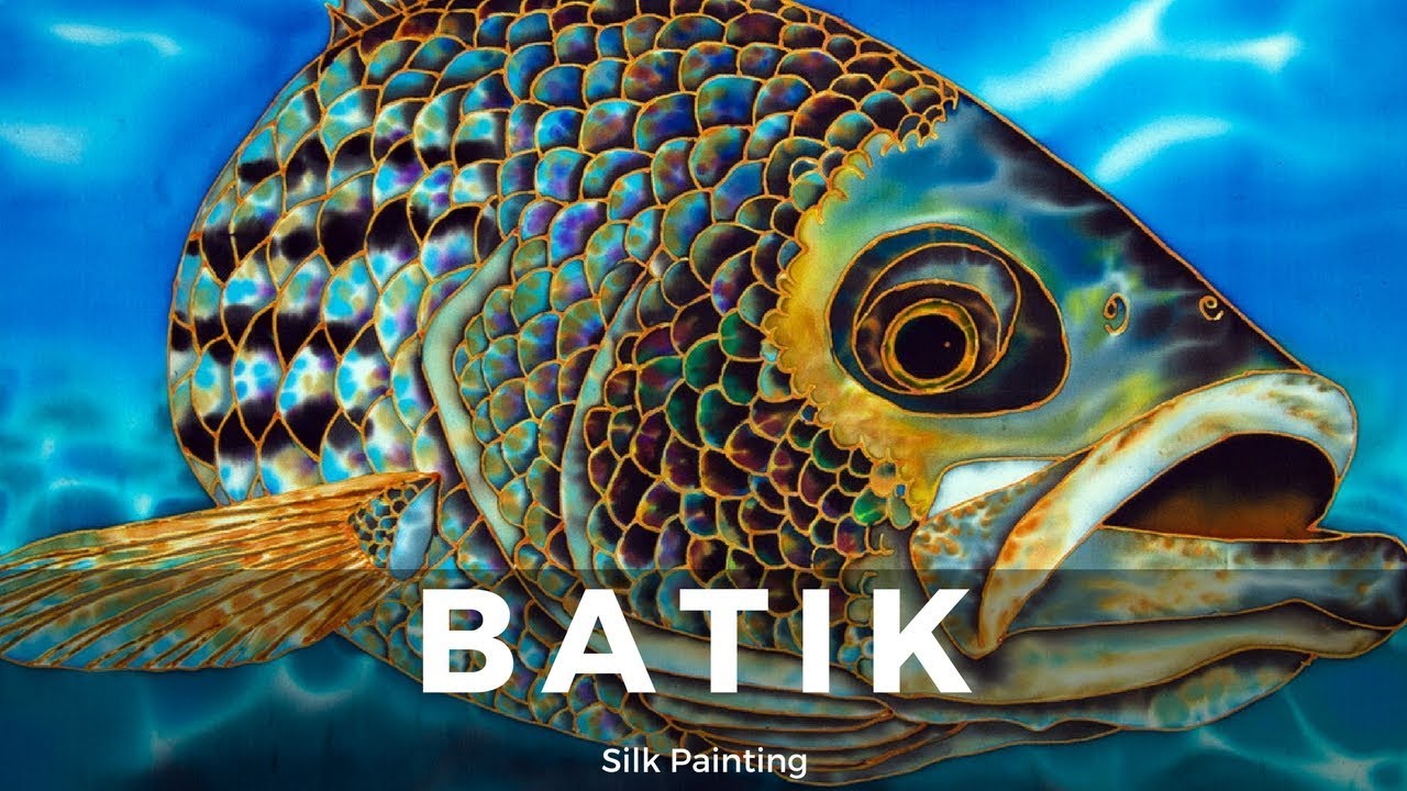 Painting Silk: how to paint a Striper Fish - Fine - Art - Tips