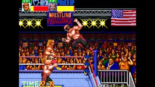 個人的に好きで紹介したい 隠れた名作プロレスゲーム WWF WrestleFest レッスルフェスト 必殺技集 テクノスジャパン TECHNOS JAPAN 1991年 arcade