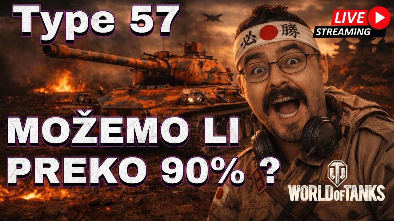 EP217 – 🎯 AJMO PREKO 90% | Type 57 🎁 !gw | World Of Tanks | tajshii Live