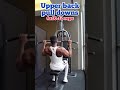 Quick easy back workout shorts