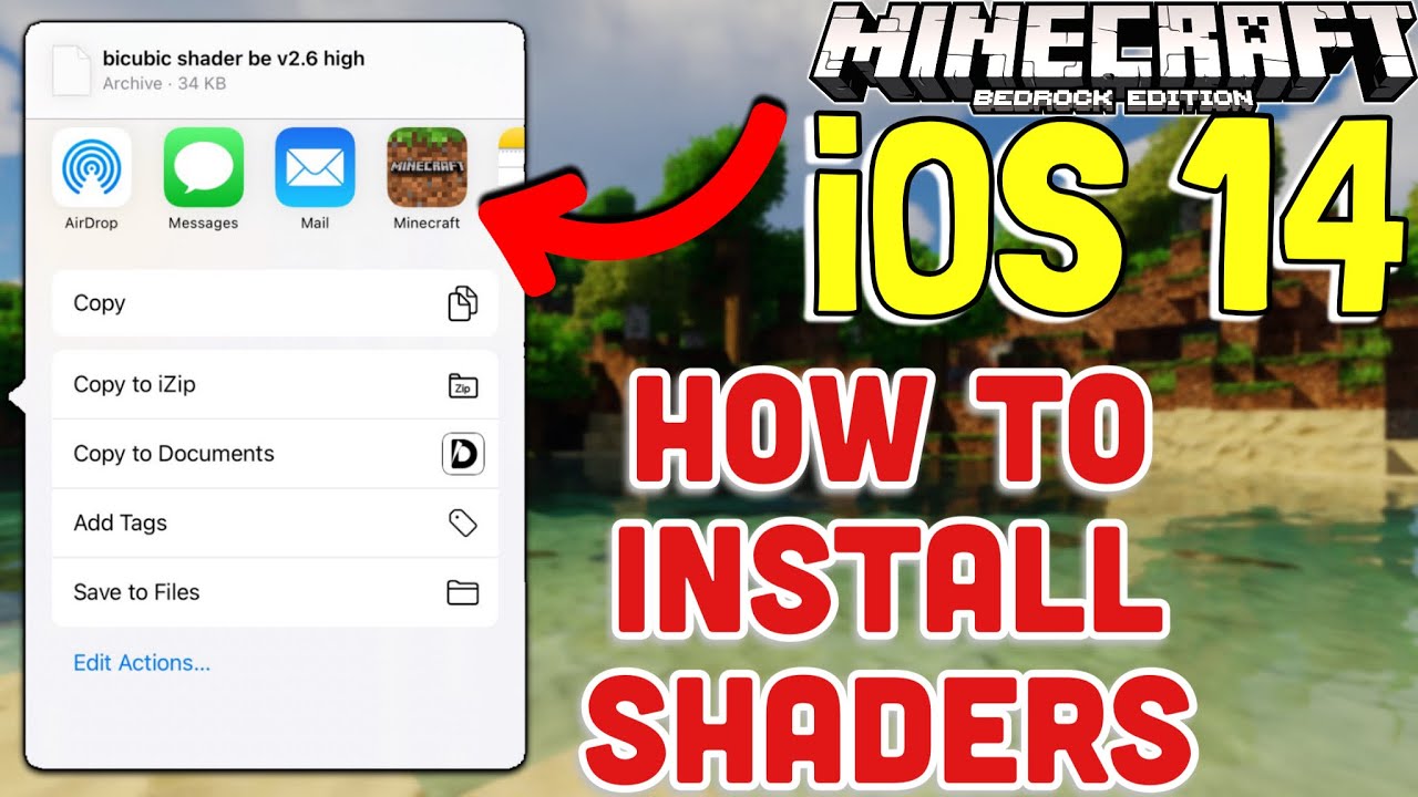 How To Download Shaders For Minecraft 1.18 (IOS & Android)
