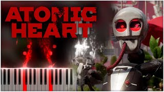 Tired sun (Atomic Heart) 【 SYNTHESIA ACCORDION TUTORIAL 】