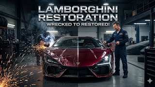Damaged Lamborghini Revuelto Restoration to Luxury Masterpiece | Ultra Realistic3D Cinematic Rebuild
