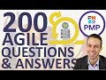 200 agile pmp questions and answers  the best preparation for the exam