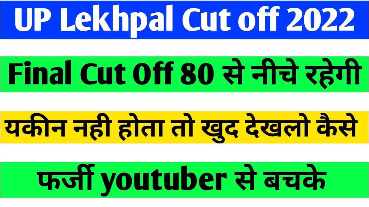 Up Lekhpal Final Cut Off 2022, Up Lekhpal Cut off, Up Lekhpal Cut off Analysis, Up Lekhpal Update