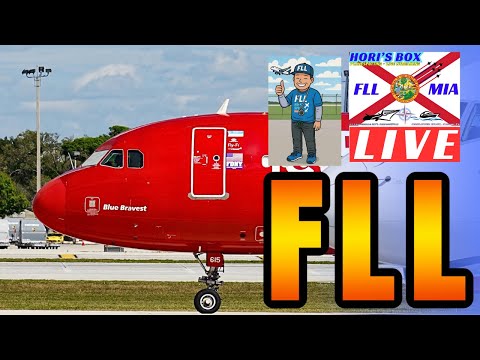 馃敶 LIVE | FLL Plane Spotting | Fort Lauderdale-Hollywood International Airport | August 28, 2025