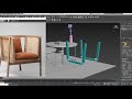 3Dsmax Tutorials, Learn 3D Modeling a Stylish Furniture from Scratch in 3dsmax ( Part 2)