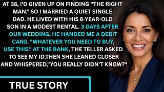 At 38, I Married an Ordinary Single Dad—Then His Debit Card Revealed a Hidden Fortune...