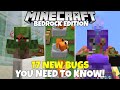 17 New And Important Bugs You Should Know About In Minecraft Bedrock Edition!