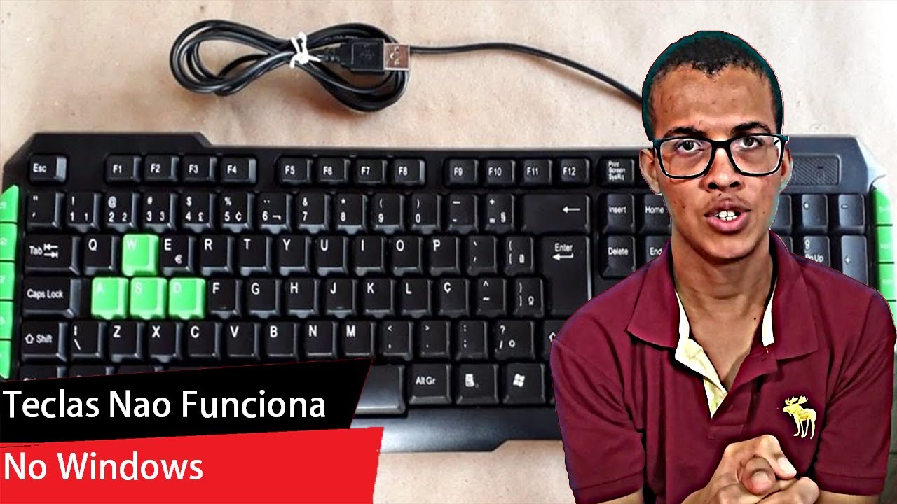 O Seu Teclado Não Funciona Todas as Teclas - Veja Como Solucionar - YouTube