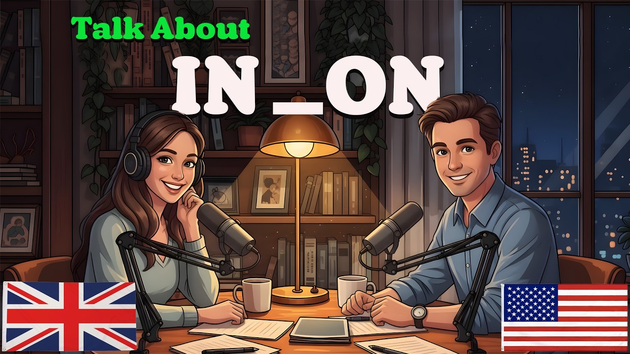 Learn English with Real Conversations Podcast | How to Use IN & ON in English | Go English Talk .