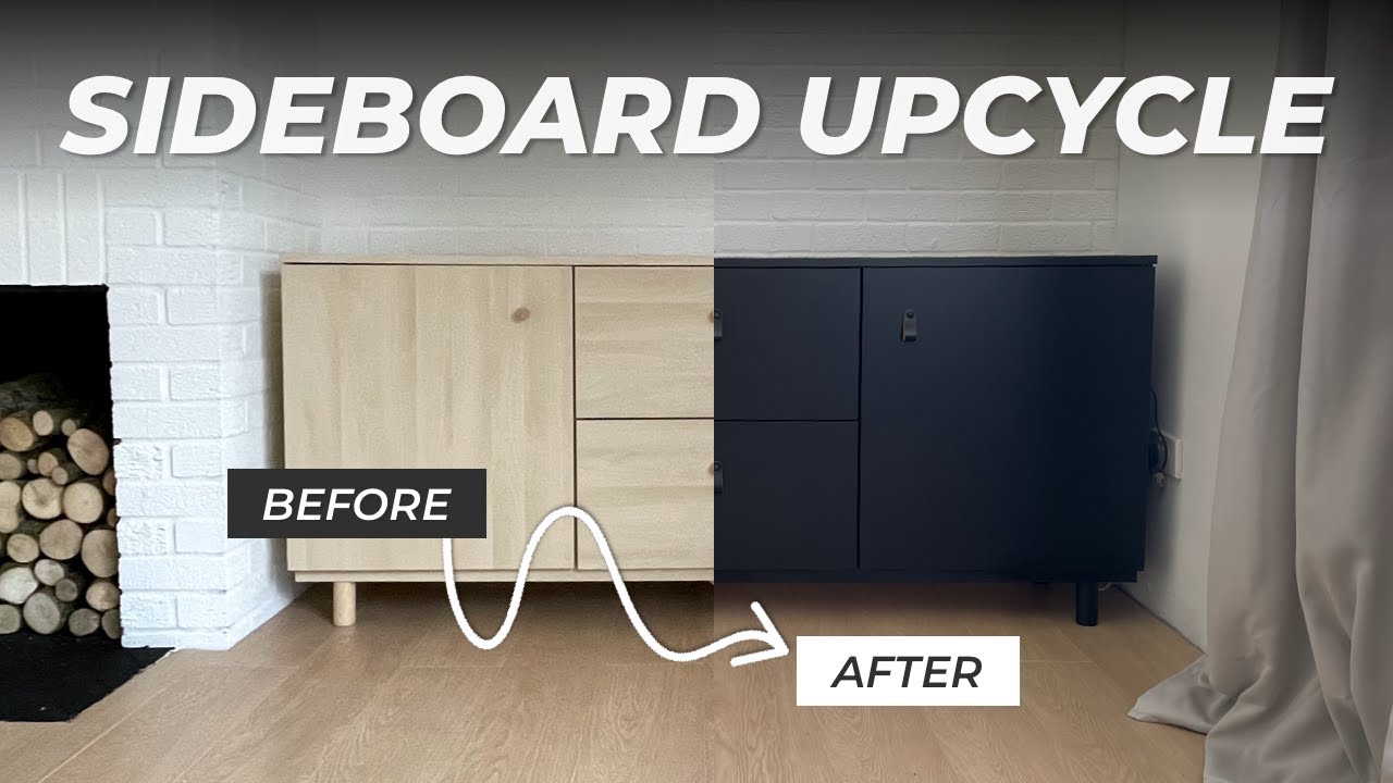 DIY Ikea Ersnas Transformation Sideboard Makeover YouTube