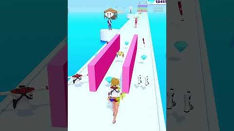 Makeover Run All Levels Android,iOS Gameplay Level #1089 #shorts