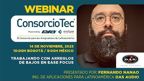 Webinar: Trabajando con arreglos de bajos en EASE Focus
