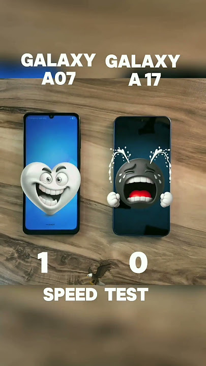 Is the Galaxy A17 worth the upgrade over the A07? We put their speed to the test!#shorts
