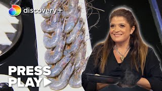 Press Play For a Preview of S1 Ep 1: Shellfish Challenge | Alex vs America | discovery+