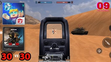 Blockman Go, Frontline 30 vs 30 mode gameplay | 09TH Channel