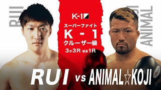 (紹介VTR)【K-1 WORLD GP 2020 JAPAN】RUI vs ANIMAL☆KOJI/K-1 WORLD GP 11.3(火・祝)福岡