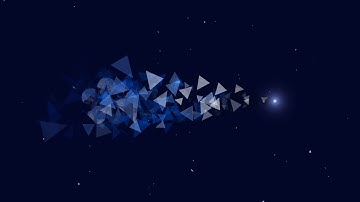 Triangle Particles Logo Reveal || AE template