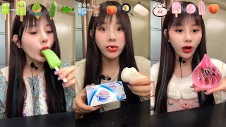 Asmr Eating Emojis Ice Cream Amazing Crunchy Sounds Emojilerle Çıtırtılı Dondurma Yeme Mukbang