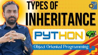 Lec-55: Types of inheritance in oop | Inheritance in python | python full course