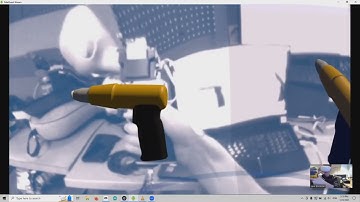 Oculus Quest 2 Mixed Reality Tool Orientation Calibration Demonstration