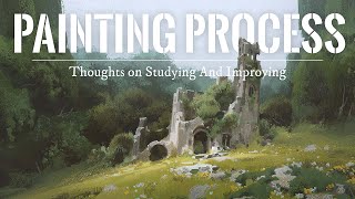 Secret Ruins  Digital Painting Process and Commentary