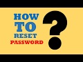 Akpk faq    how to reset password