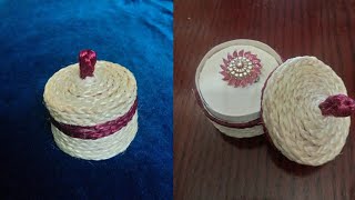 How to make Ring Box with Jute | DIY Ring Box | Gift Box | Jute Craft