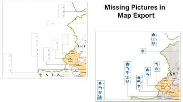 Missing Icon or Picture in ArcGIS Map Export in Pdf Jpeg format