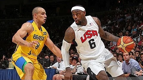 Brazil @ USA 2012 Olympic Basketball Exhibition FULL GAME HD 720p English - DayDayNews