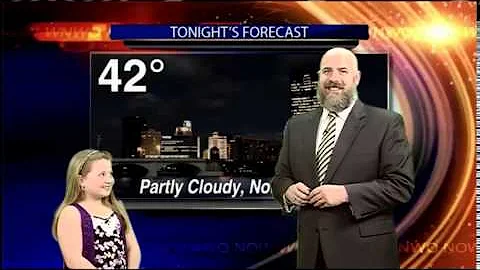 Lilly Steedley - NBC 24 Weather Kid - April 1, 2015 5:30 p.m.